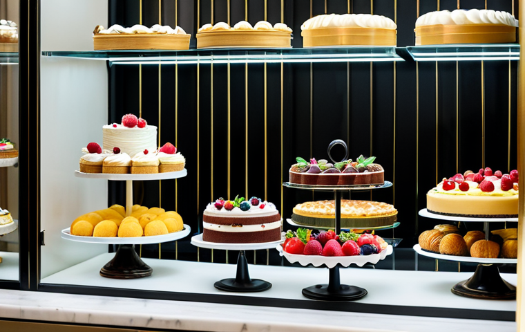 저칼로리 디저트 - **

"A brightly lit modern kitchen, featuring a woman in professional attire, fully clothed, baking ...