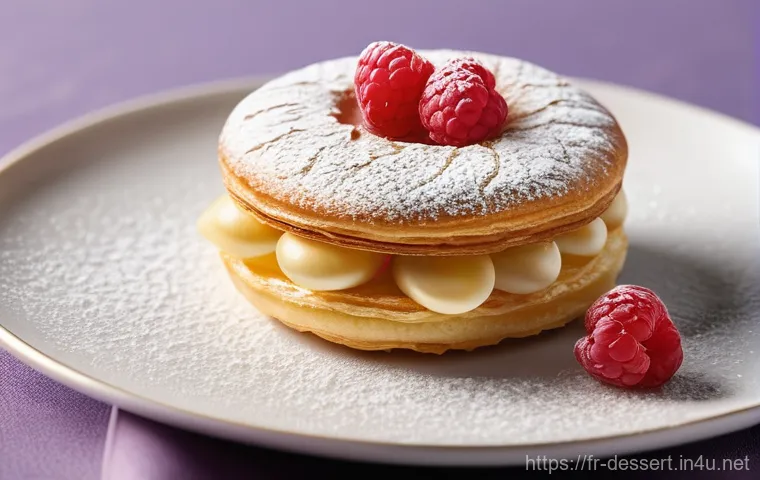 디저트 추천 브랜드 - **Prompt 1: Reimagined Parisian Elegance**
"A visually stunning and refined Parisian Paris-Brest...