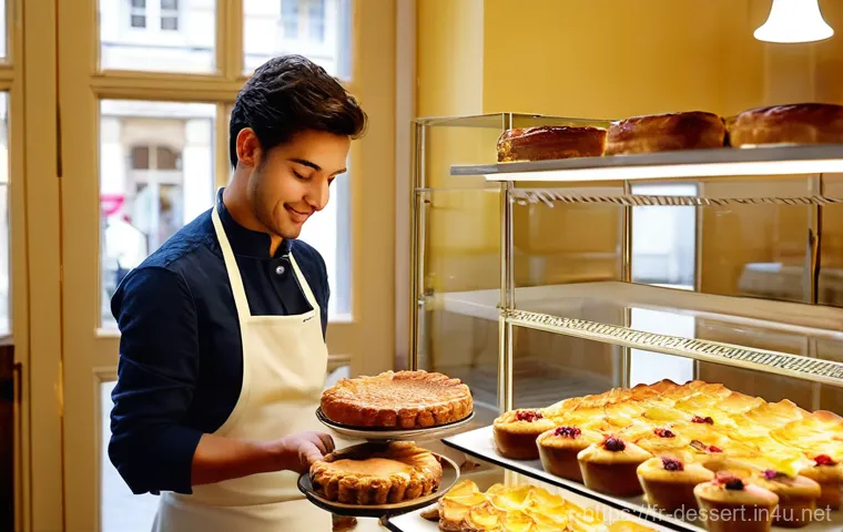 제조사별 디저트 리뷰 - A warm and inviting scene showcasing a perfectly baked classic French Tarte Tatin, with beautifully ... 제조사별 디저트 리뷰 - A warm and inviting scene showcasing a perfectly baked classic French Tarte Tatin, with beautifully ...